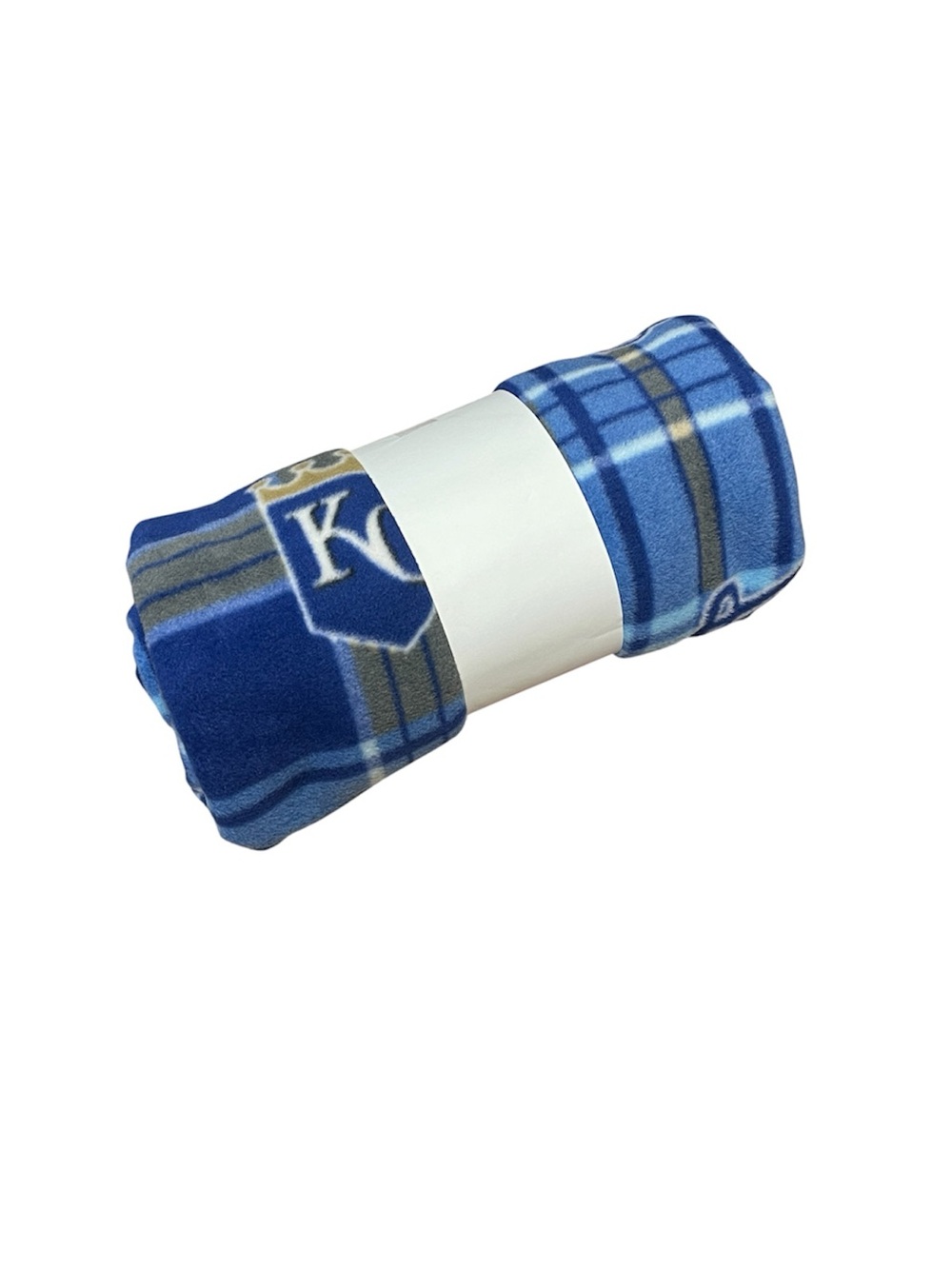 Fleece Fabric Remnant Royals Baseball 59" x 1.125 Yards Sewing Soft Comfy - NWT